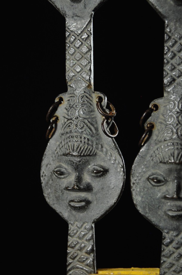 Statuette Edan en paire de la societe Ogboni - Yoruba Nigeria - Bronzes