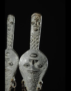 Statuette Edan en paire de la societe Ogboni - Yoruba Nigeria - Bronzes