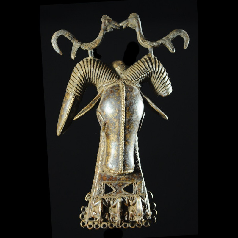 Médaillon Léopard Royal - Bini Edo - Bronzes du Benin