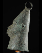 Cloche Gong Ceremonielle - Nigeria - BIni Edo - Bronze cire perdue