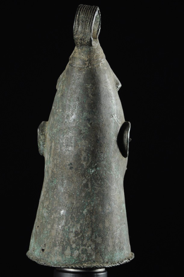 Cloche Gong Ceremonielle - Nigeria - BIni Edo - Bronze cire perdue