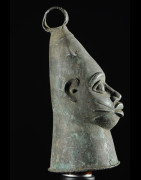 Cloche Gong Ceremonielle - Nigeria - BIni Edo - Bronze cire perdue