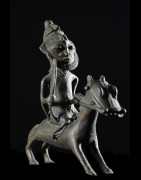 Cavalier en bronze - Nigeria