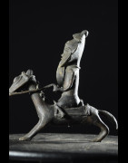 Cavalier en bronze - Nigeria