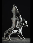 Cavalier en bronze - Nigeria