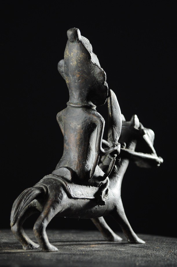 Cavalier en alliage de bronze - Ogoni - Nigéria
