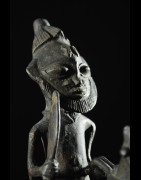 Cavalier en bronze - Nigeria