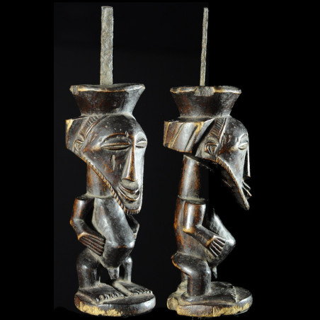 Statue cultuelle masculine - Kusu - RDC Zaire