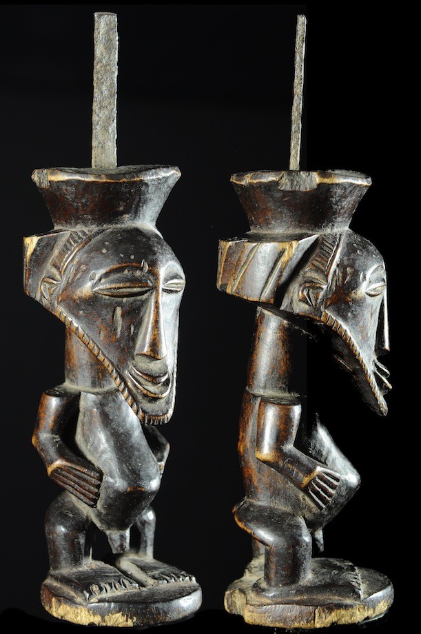 Statue cultuelle masculine - Kusu - RDC Zaire