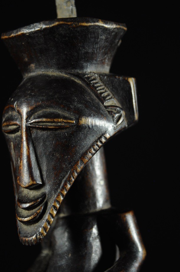Statue cultuelle masculine - Kusu - RDC Zaire