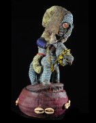 Cavalier et son cheval sur panier - Yoruba - Benin - Region Sokode