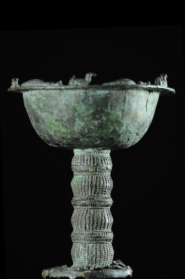 Coupe cérémonielle en bronze - Yoruba - Nigeria / Benin