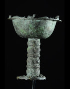 Coupe cérémonielle en bronze - Yoruba - Nigeria / Benin