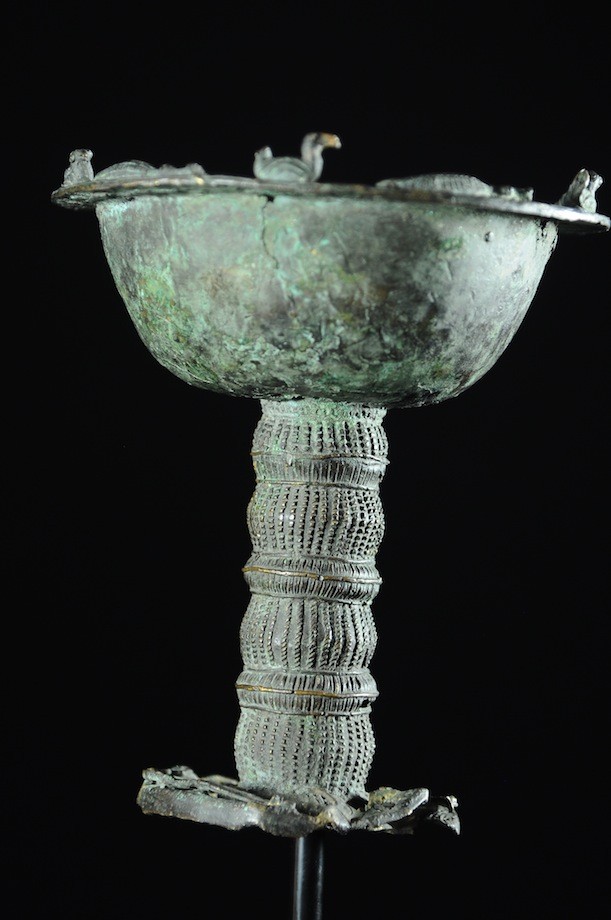 Coupe cérémonielle en bronze - Yoruba - Nigeria / Benin