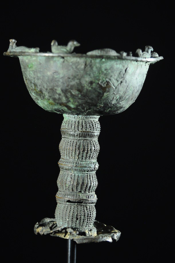 Coupe cérémonielle en bronze - Yoruba - Nigeria / Benin