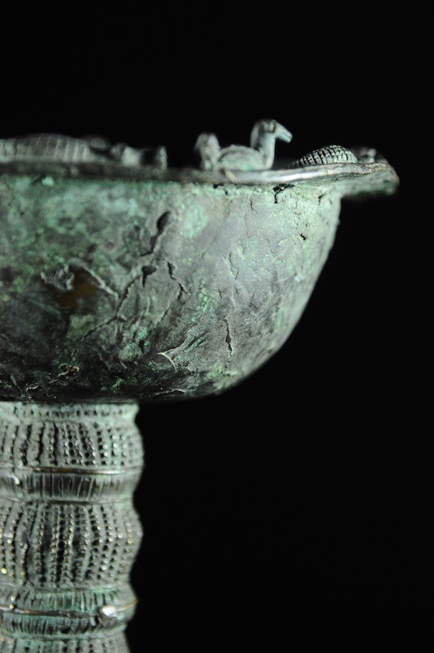 Coupe cérémonielle en bronze - Yoruba - Nigeria / Benin