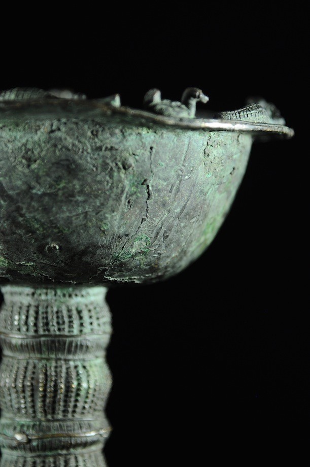 Coupe cérémonielle en bronze - Yoruba - Nigeria / Benin