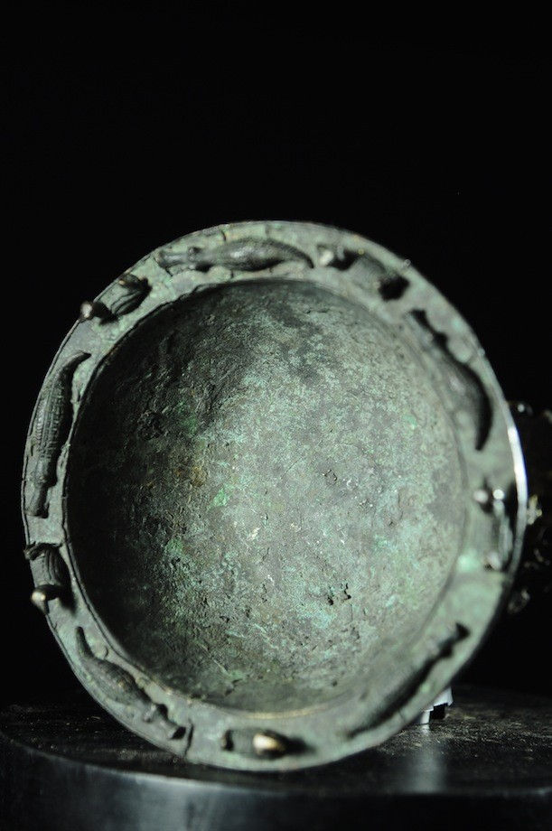 Coupe cérémonielle en bronze - Yoruba - Nigeria / Benin