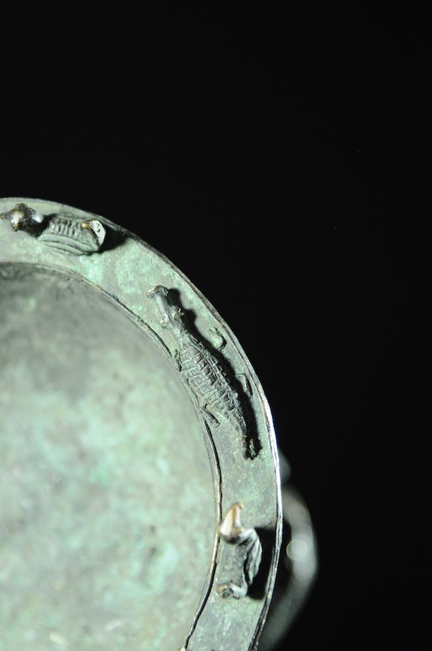 Coupe cérémonielle en bronze - Yoruba - Nigeria / Benin