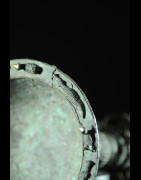 Coupe cérémonielle en bronze - Yoruba - Nigeria / Benin