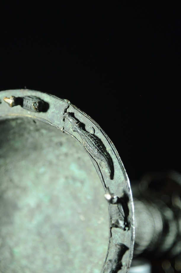 Coupe cérémonielle en bronze - Yoruba - Nigeria / Benin