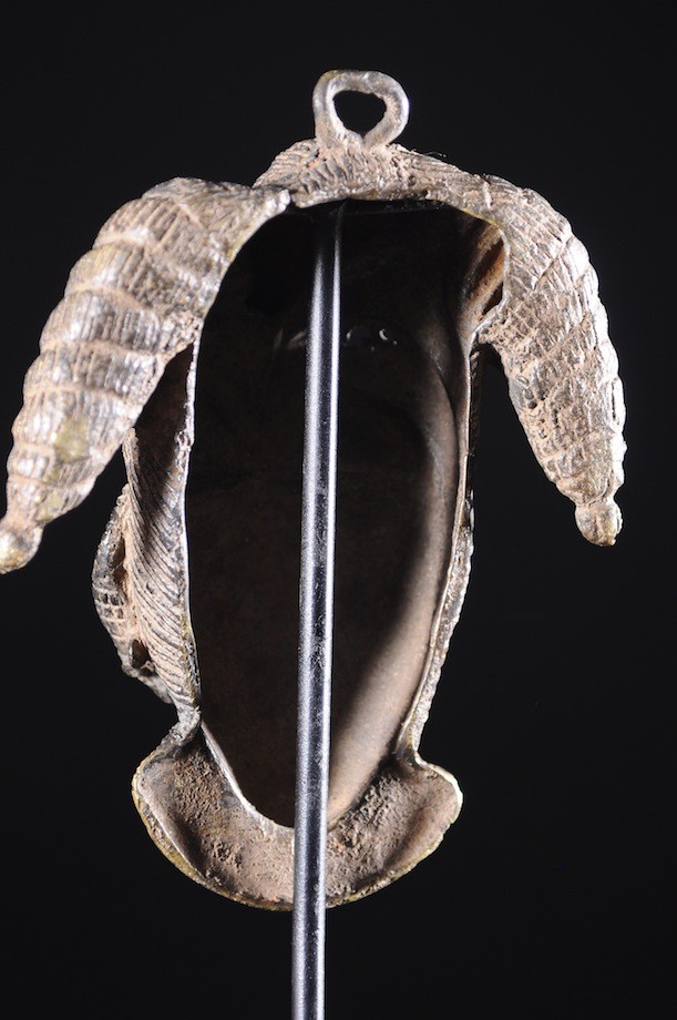 Masque de hanches insigne en bronze - Owo  - Nigeria