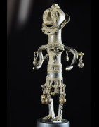 Statuette en alliage de bronze - Verre / Were - Nigeria Cameroun