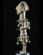 Statuette en alliage de bronze - Verre / Were - Nigeria Cameroun