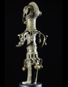 Statuette en alliage de bronze - Verre / Were - Nigeria Cameroun