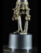 Statuette en alliage de bronze - Verre / Were - Nigeria Cameroun
