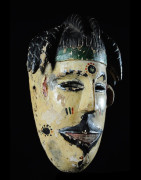 Masque polychrome ancien - Ibibio - Nigeria - masques africains