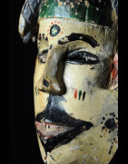 Masque polychrome ancien - Ibibio - Nigeria - masques africains