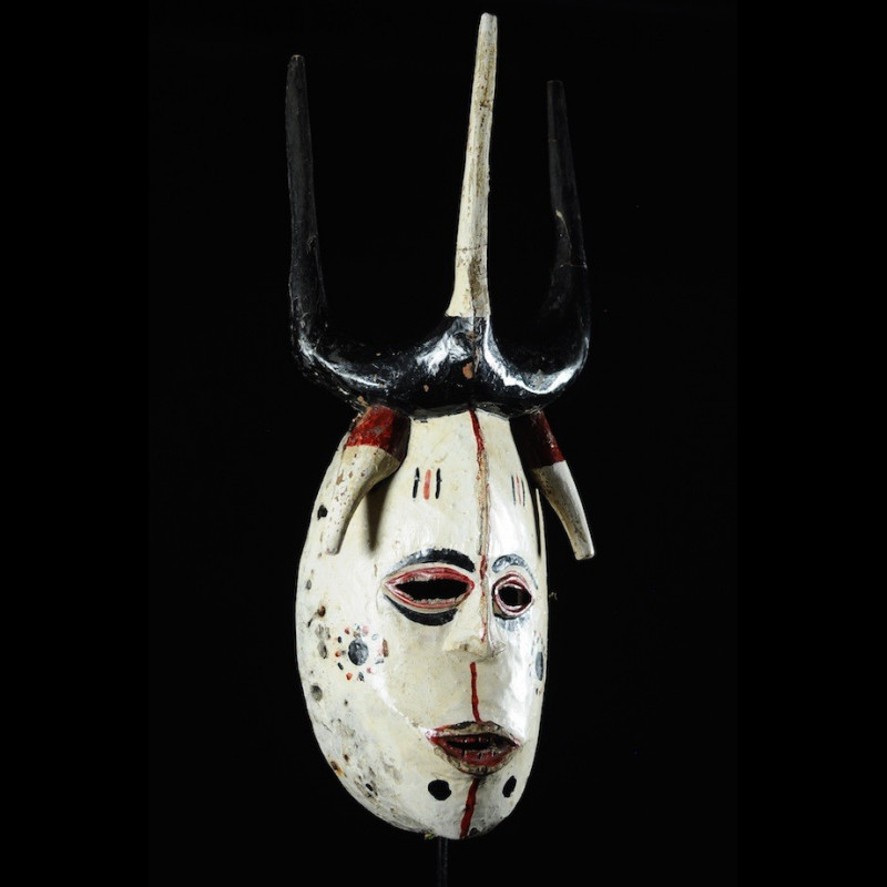 Masque Onyeocha Homme Blanc - Ibo Izzi - Nigeria