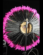 Coiffe Aka en plumes - Bamileke - Cameroun - Juju Hat