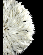 Coiffe Aka en plumes Roses - Bamileke - Cameroun - Juju Hat