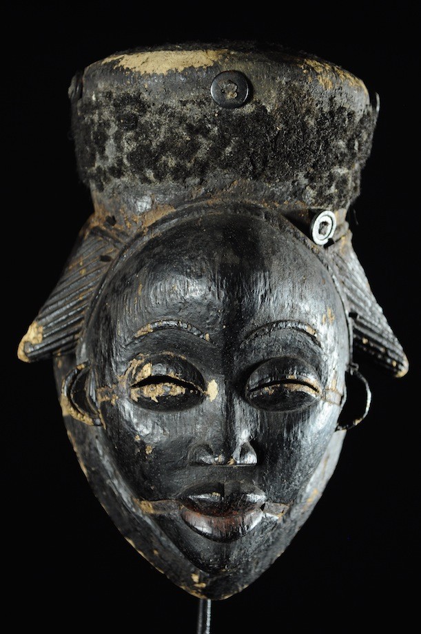Masque noir de justice Ikwara - Pounou - Gabon