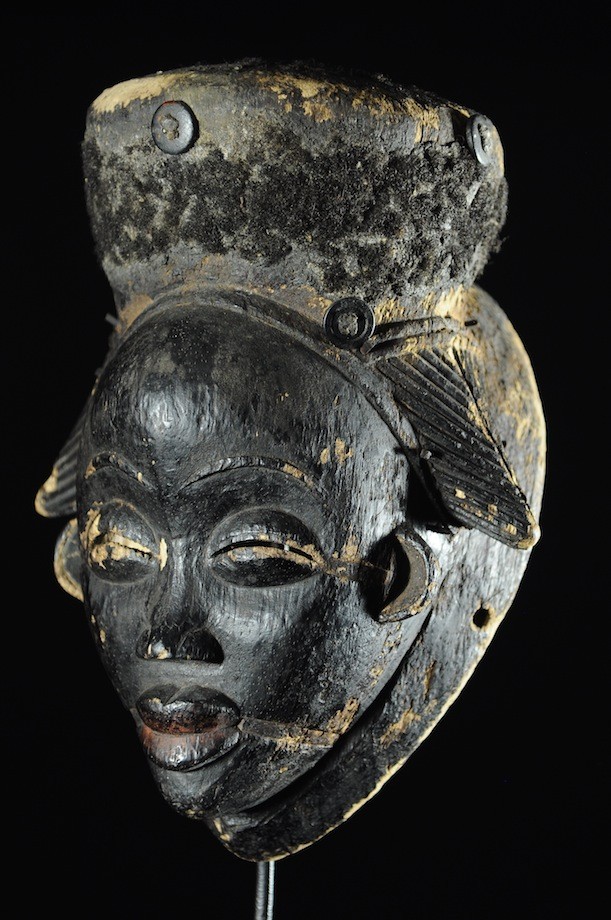 Masque noir de justice Ikwara - Pounou - Gabon