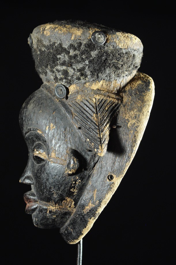 Masque noir de justice Ikwara - Pounou - Gabon