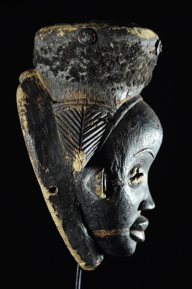 Masque noir de justice Ikwara - Pounou - Gabon
