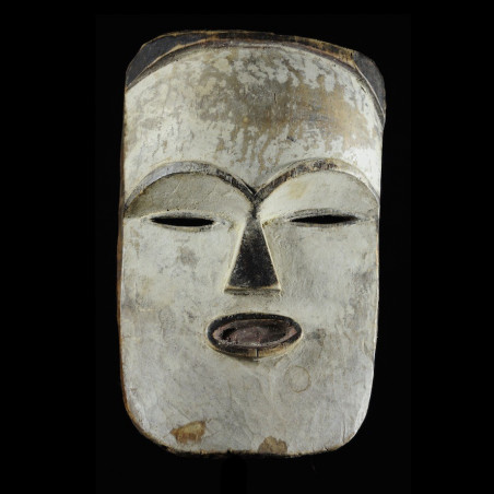 Masque blanc ancien - Tsogho / Vouvi - Gabon