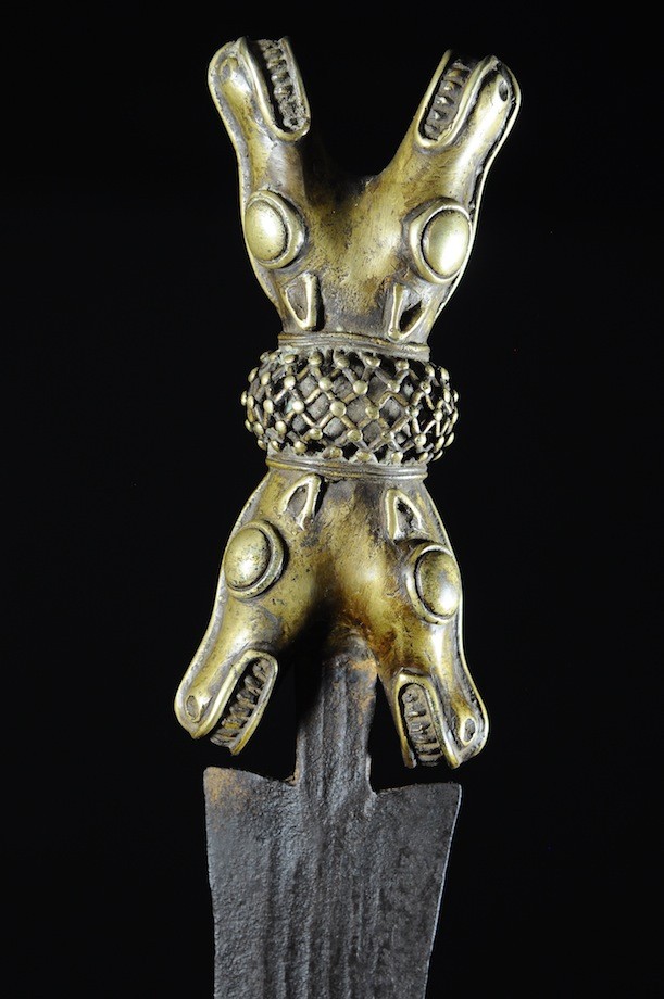 Couteau Glaive et son etui - Bamileke - Cameroun