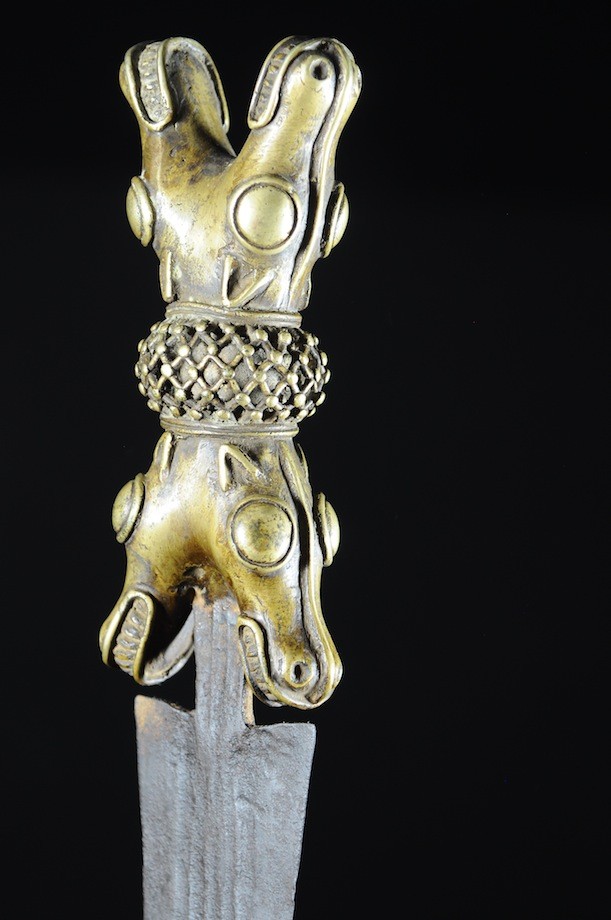 Couteau Glaive et son etui - Bamileke - Cameroun