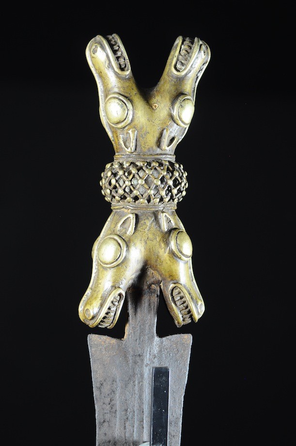 Couteau Glaive et son etui - Bamileke - Cameroun