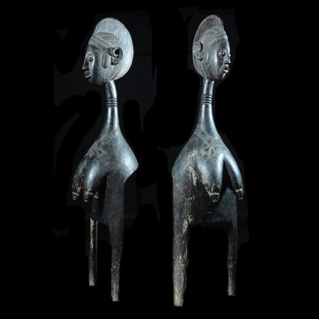 Masque ventre polychrome - Limba - Sierra Leone / Guinee
