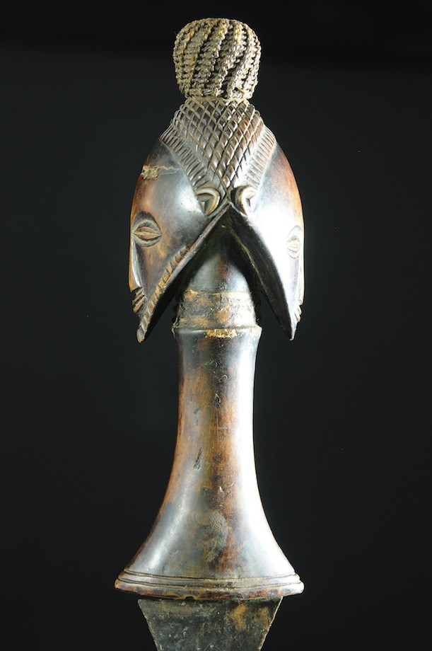 Couteau Glaive et fourreau - Luba - Rdc Zaire