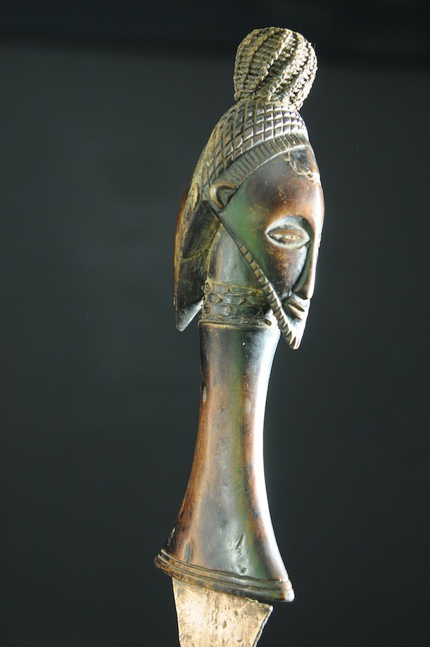 Couteau Glaive et fourreau - Luba - Rdc Zaire