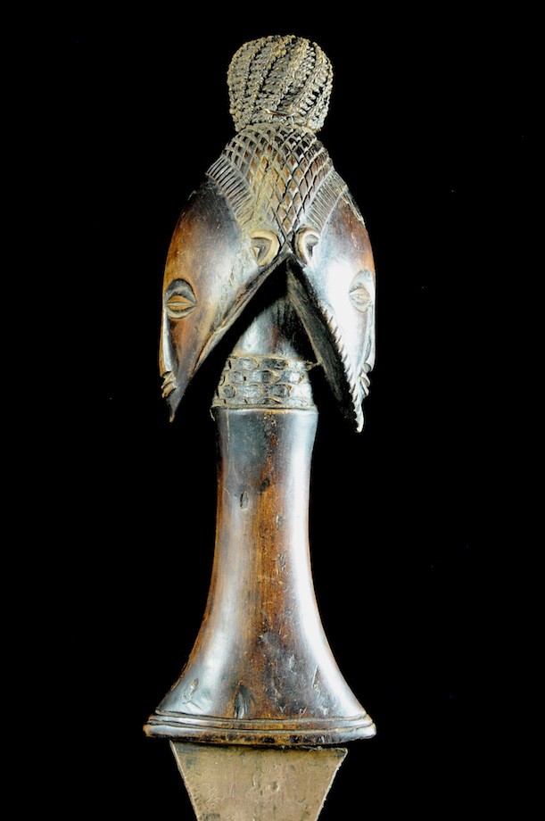 Couteau Glaive et fourreau - Luba - Rdc Zaire