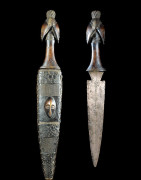 Couteau Glaive et fourreau - Salampasu - Rdc Zaire