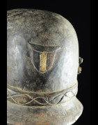 Casque Colonial Allemand en bois - Bamoun - Cameroun