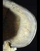 Casque Colonial Allemand en bois - Bamoun - Cameroun